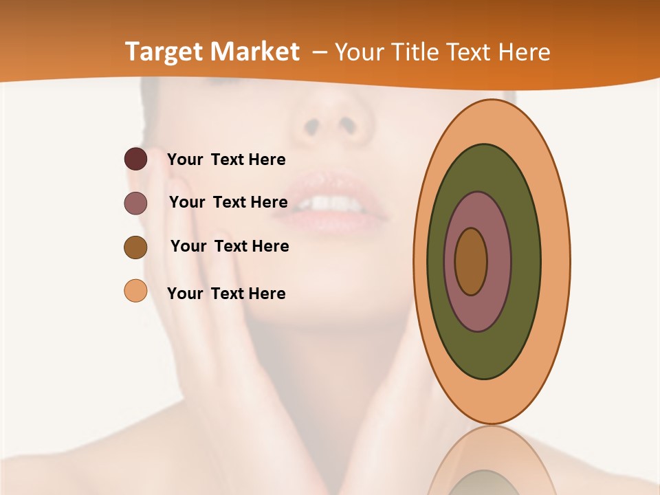 A Woman With Her Hands On Her Face PowerPoint Template