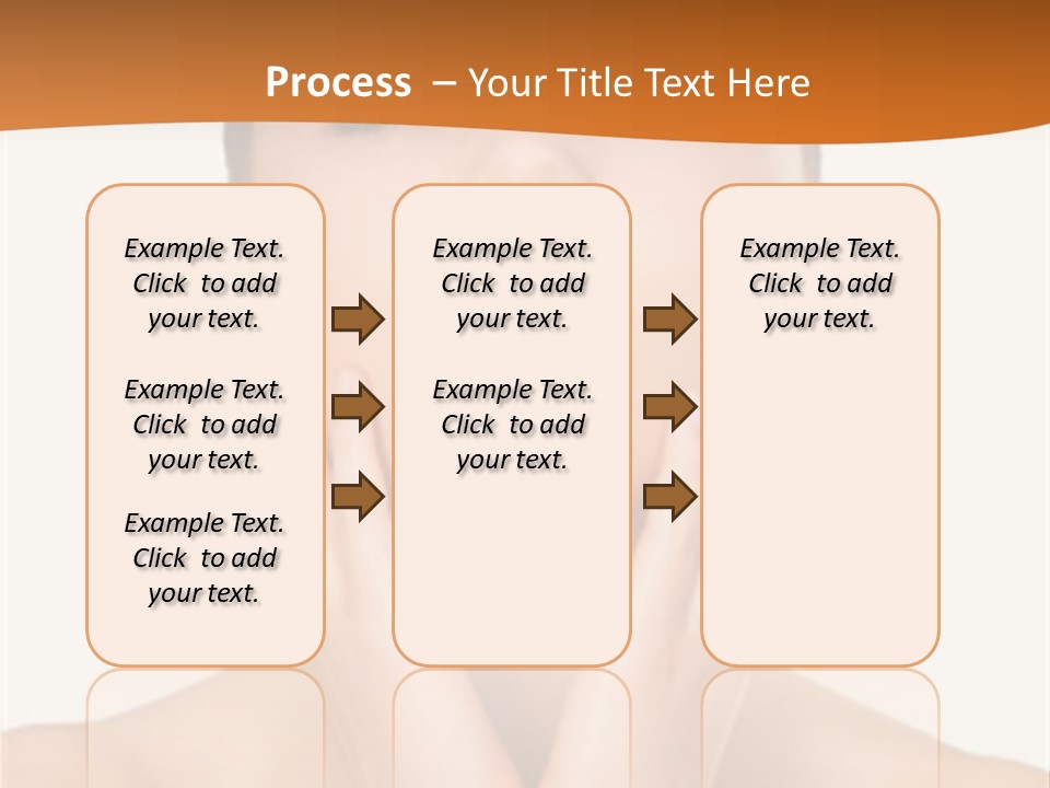 A Woman With Her Hands On Her Face PowerPoint Template
