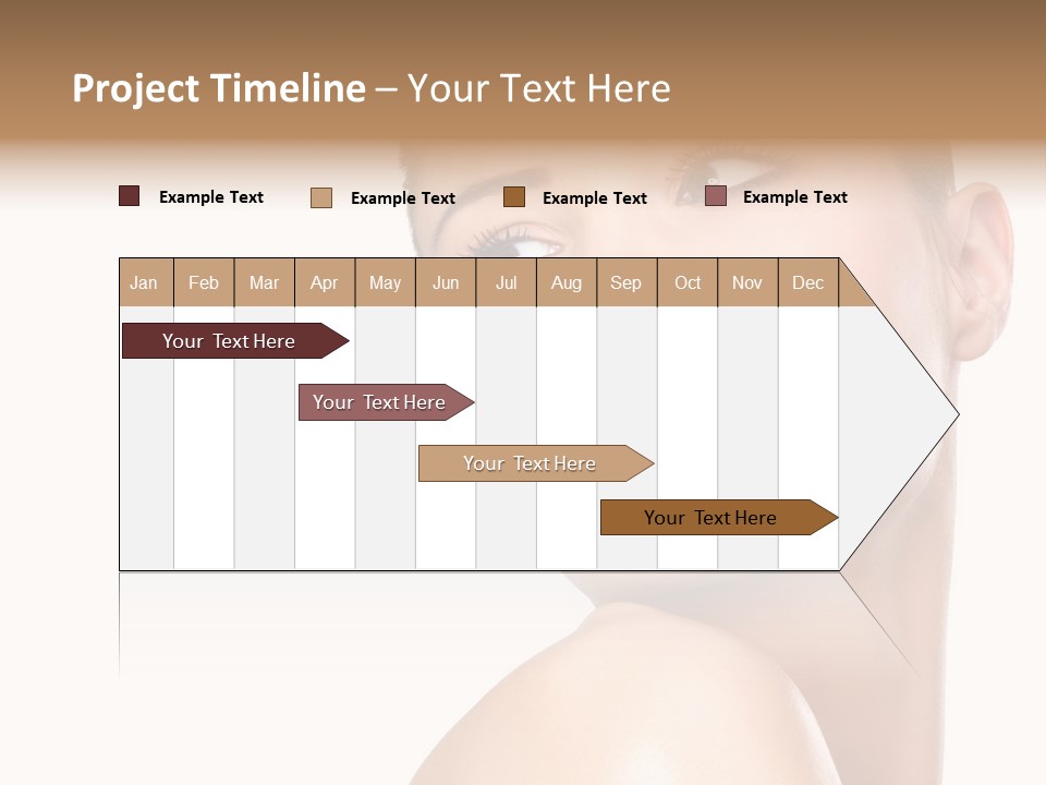 Landscape Image During Sunset And The Birds Flying PowerPoint Template