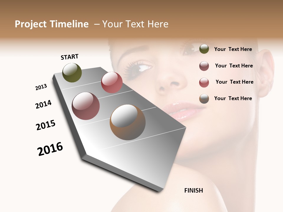 Landscape Image During Sunset And The Birds Flying PowerPoint Template