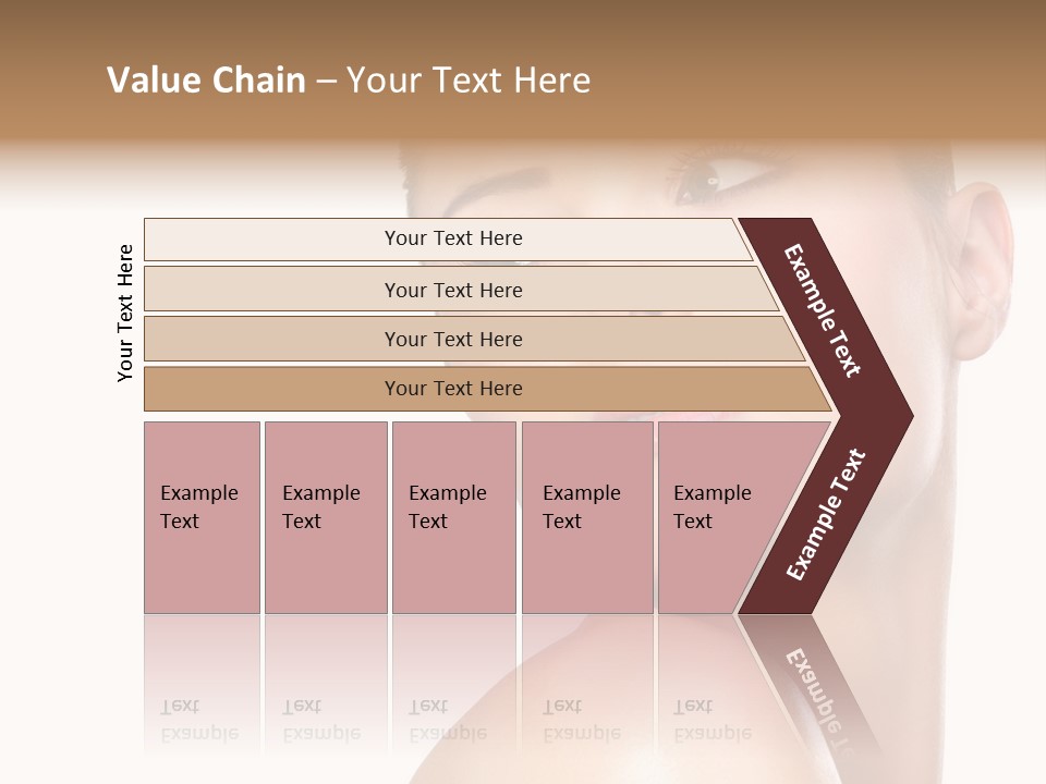 Landscape Image During Sunset And The Birds Flying PowerPoint Template