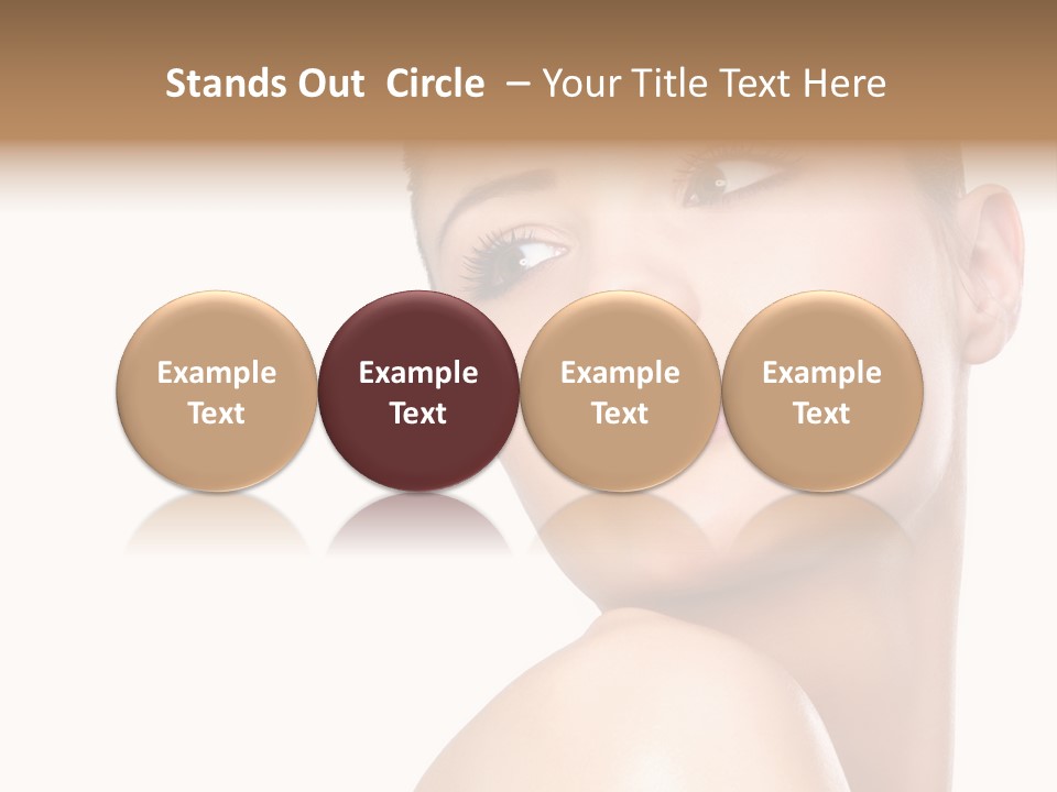 Landscape Image During Sunset And The Birds Flying PowerPoint Template