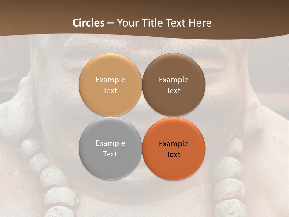 Laughing Buddha Statue PowerPoint Template