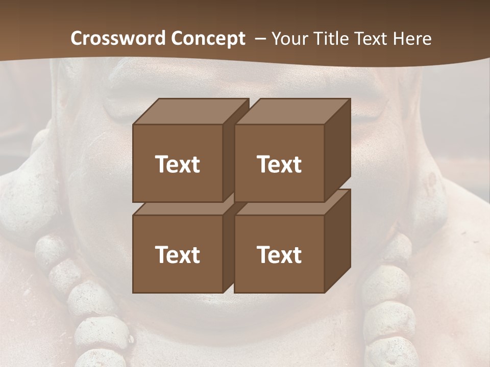 Laughing Buddha Statue PowerPoint Template