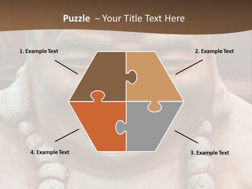 Laughing Buddha Statue PowerPoint Template