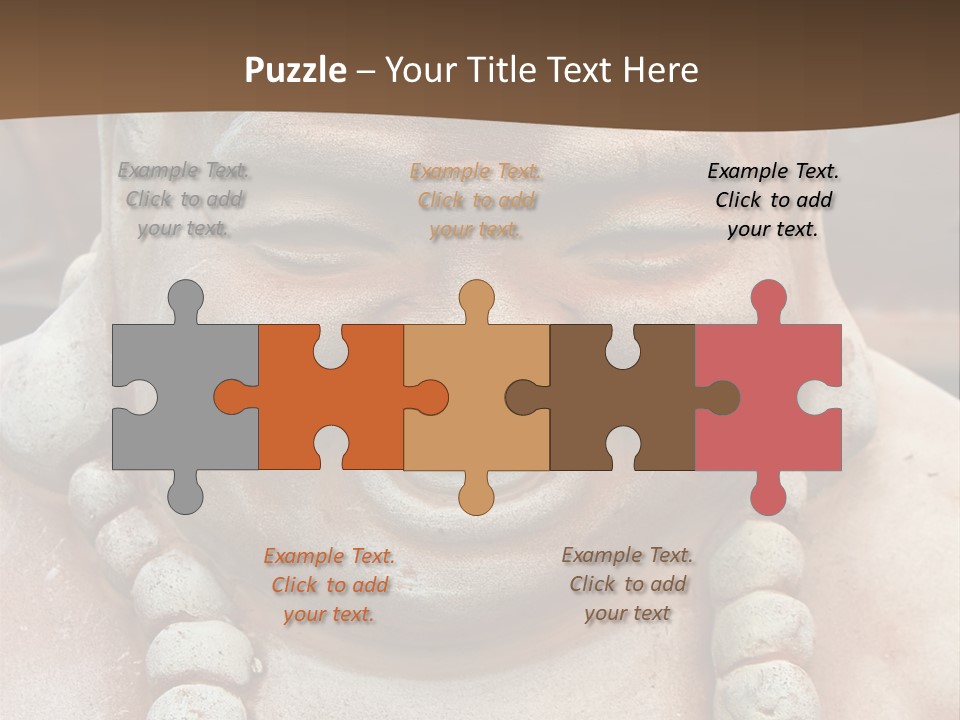 Laughing Buddha Statue PowerPoint Template