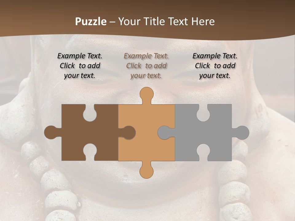 Laughing Buddha Statue PowerPoint Template