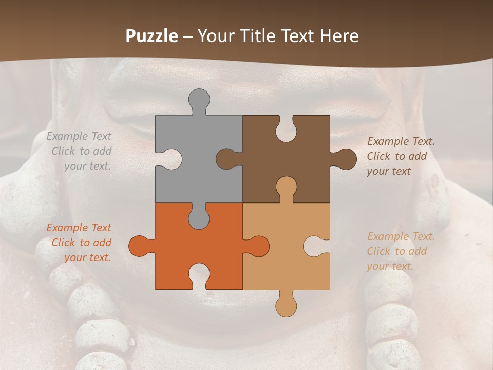 Laughing Buddha Statue PowerPoint Template