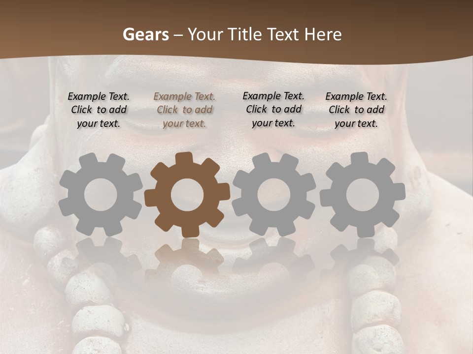 Laughing Buddha Statue PowerPoint Template