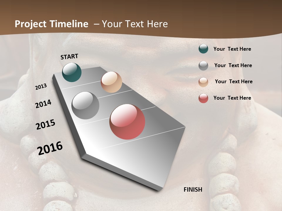 Laughing Buddha Statue PowerPoint Template