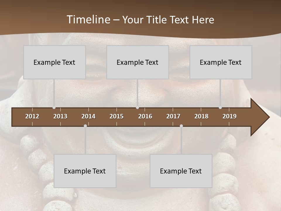Laughing Buddha Statue PowerPoint Template