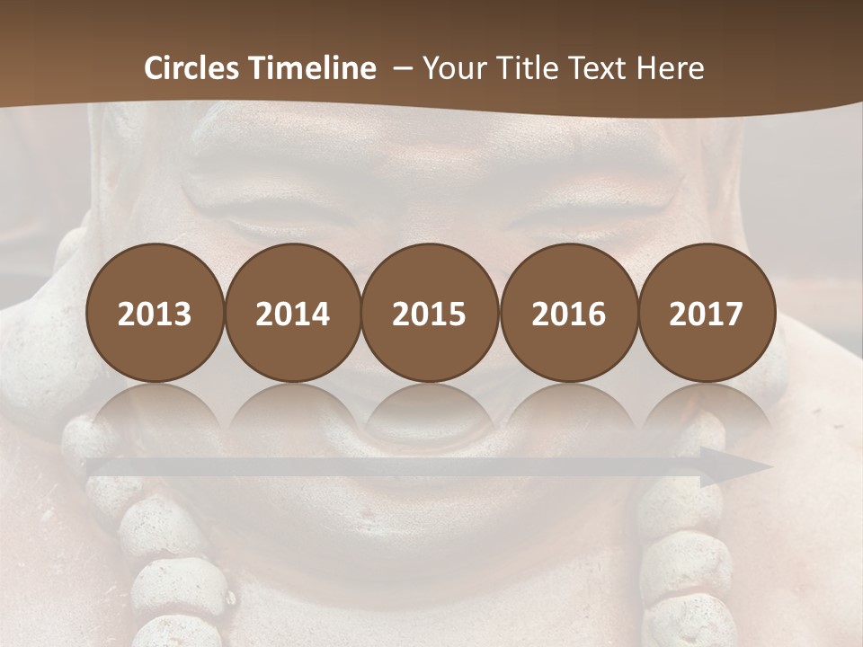 Laughing Buddha Statue PowerPoint Template