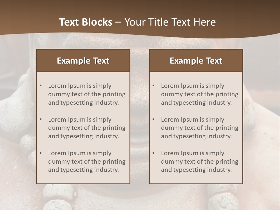 Laughing Buddha Statue PowerPoint Template