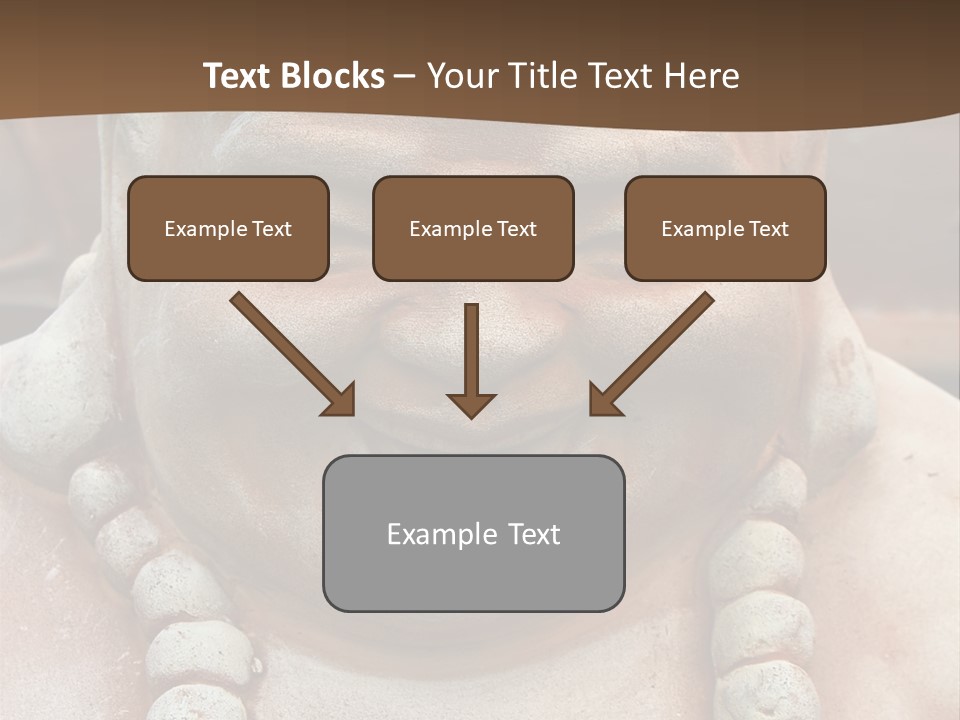 Laughing Buddha Statue PowerPoint Template