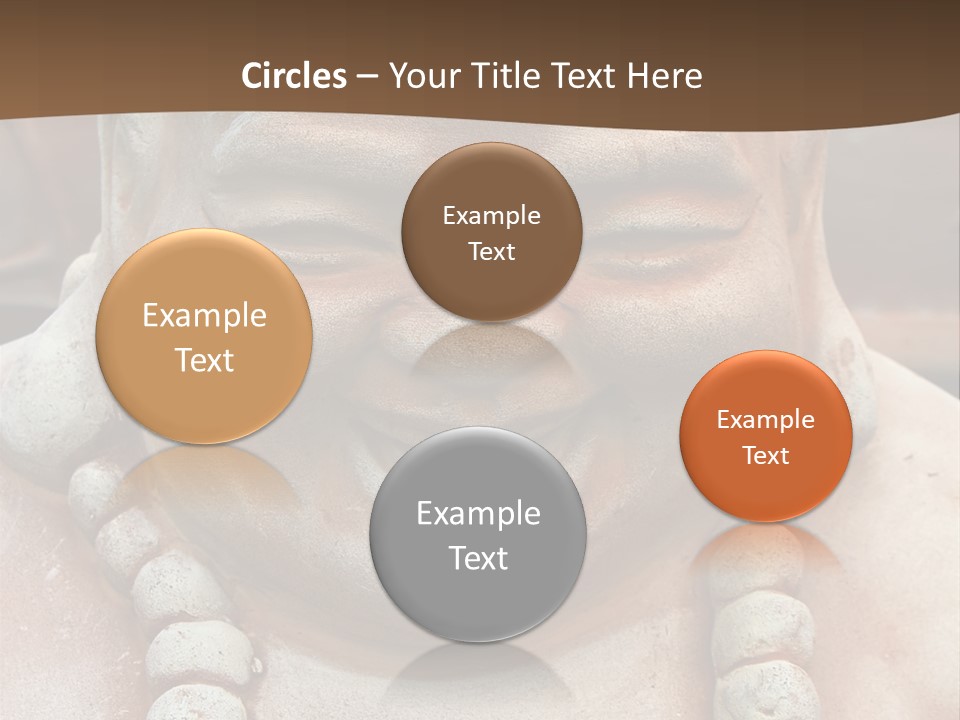 Laughing Buddha Statue PowerPoint Template