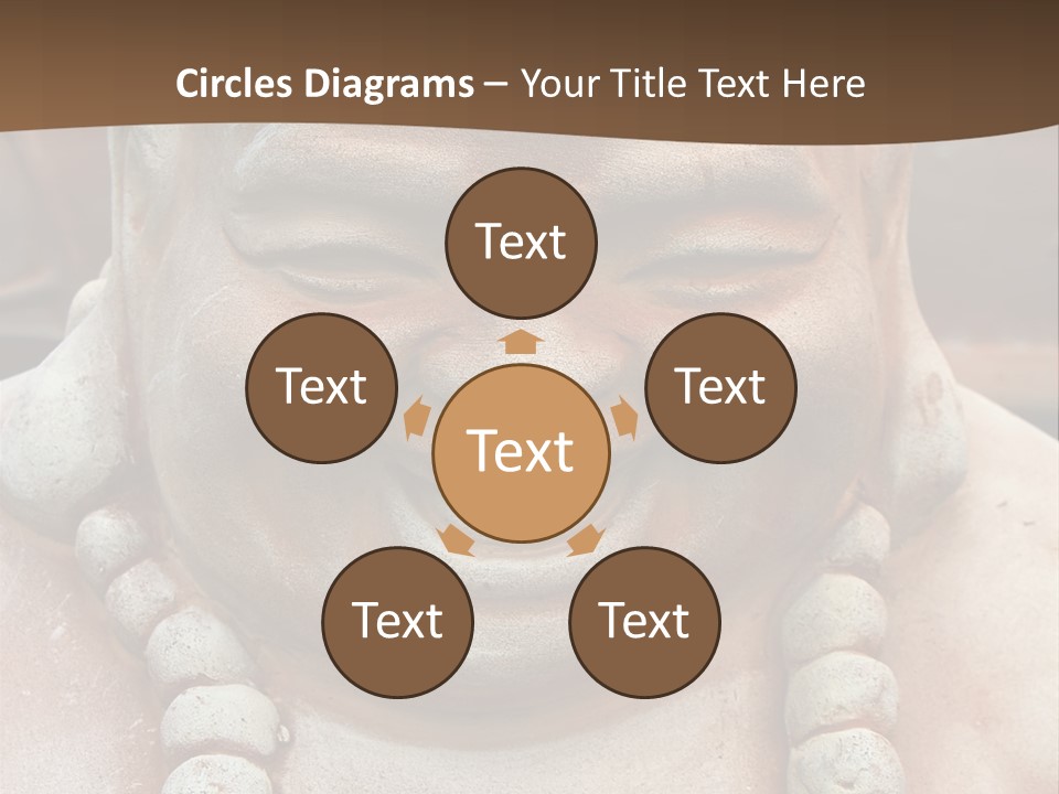 Laughing Buddha Statue PowerPoint Template
