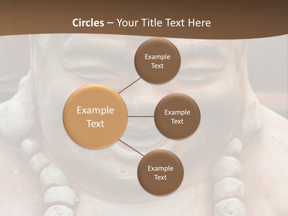 Laughing Buddha Statue PowerPoint Template