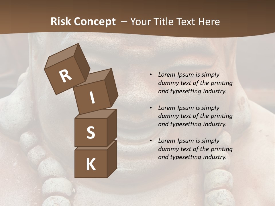 Laughing Buddha Statue PowerPoint Template