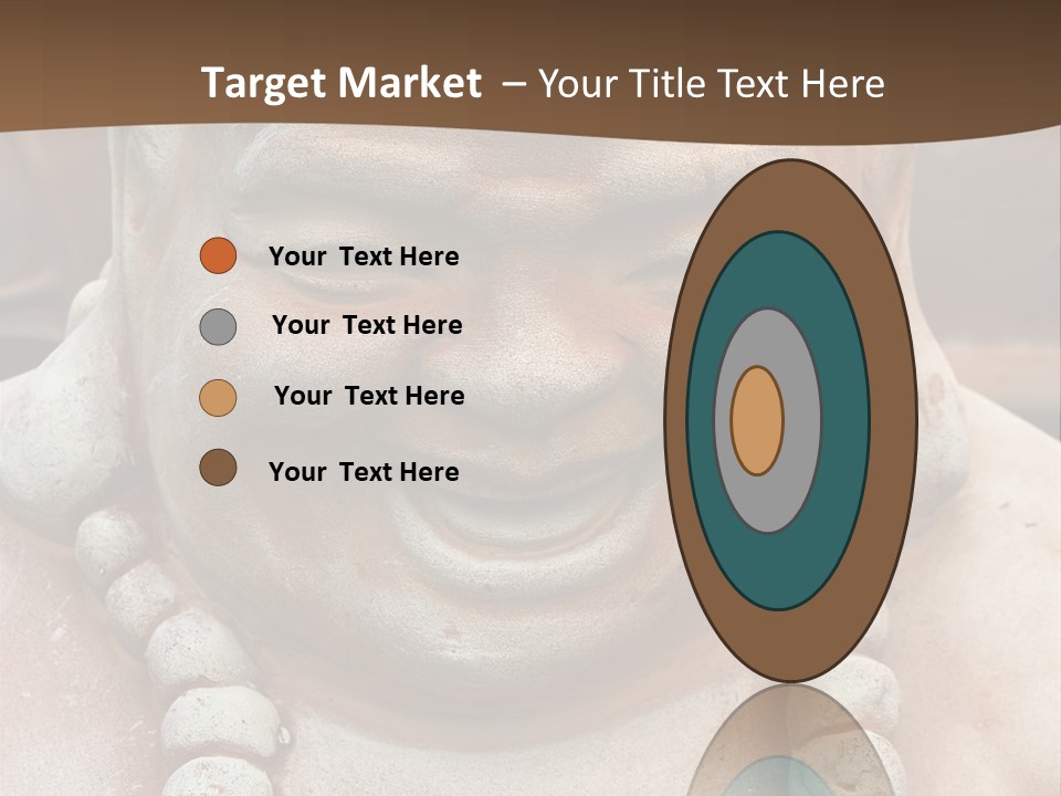 Laughing Buddha Statue PowerPoint Template