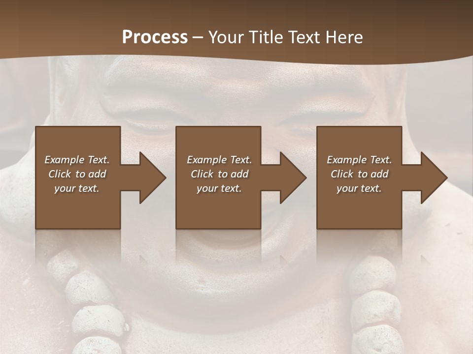 Laughing Buddha Statue PowerPoint Template