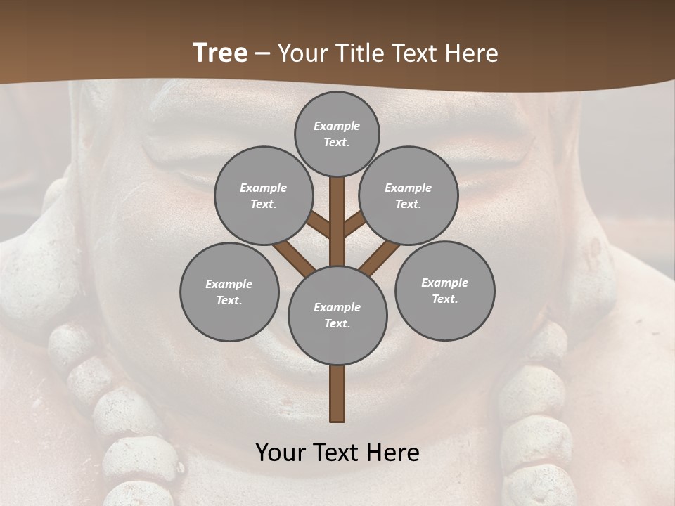 Laughing Buddha Statue PowerPoint Template