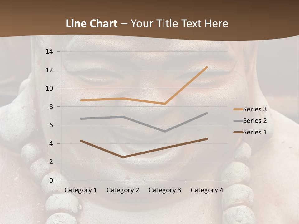 Laughing Buddha Statue PowerPoint Template