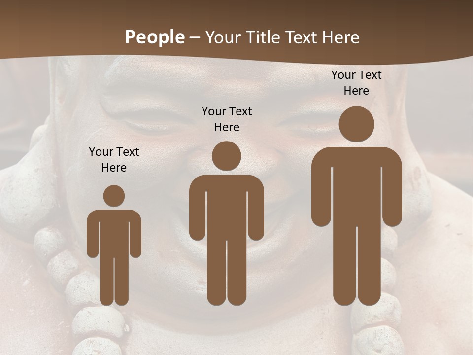 Laughing Buddha Statue PowerPoint Template