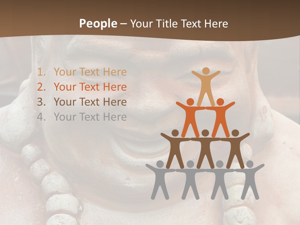 Laughing Buddha Statue PowerPoint Template