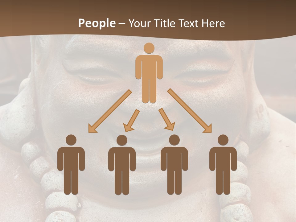 Laughing Buddha Statue PowerPoint Template