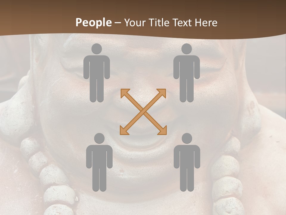 Laughing Buddha Statue PowerPoint Template