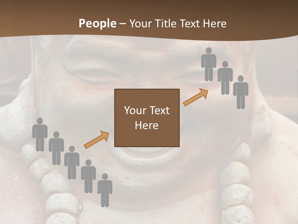 Laughing Buddha Statue PowerPoint Template