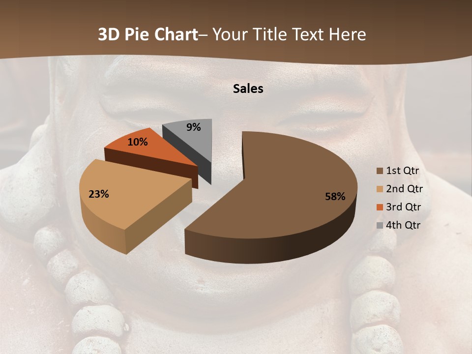 Laughing Buddha Statue PowerPoint Template