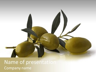 Antipasti - Olives PowerPoint Template