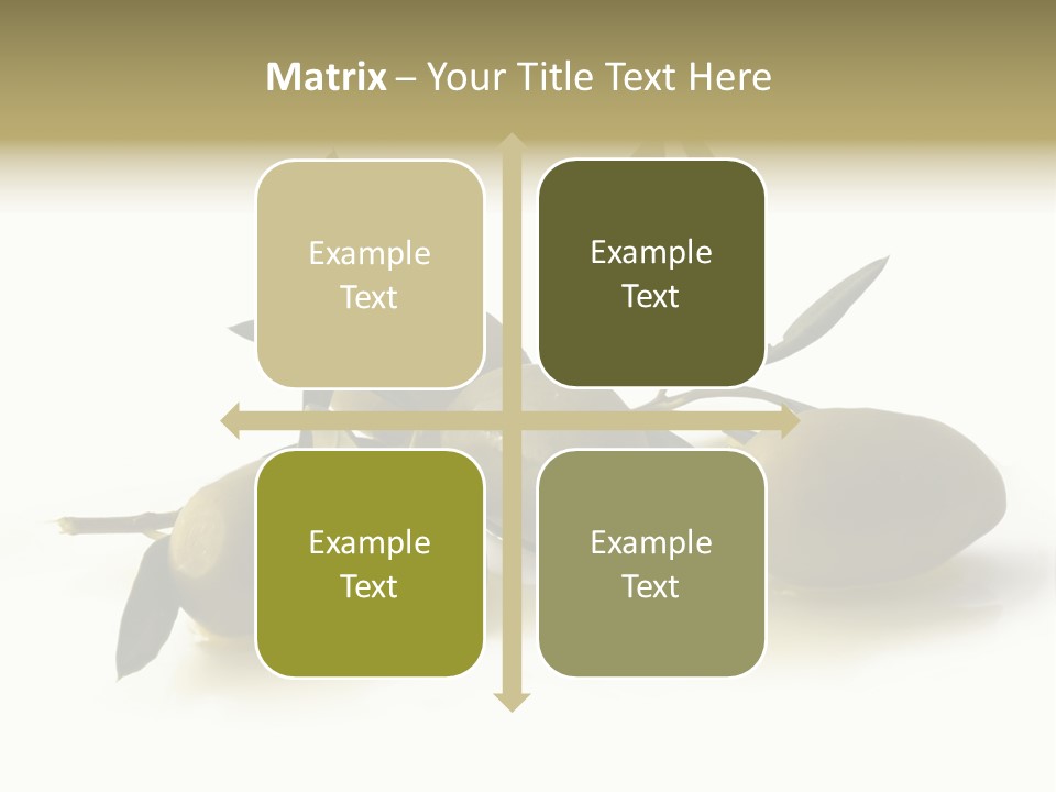 Antipasti - Olives PowerPoint Template