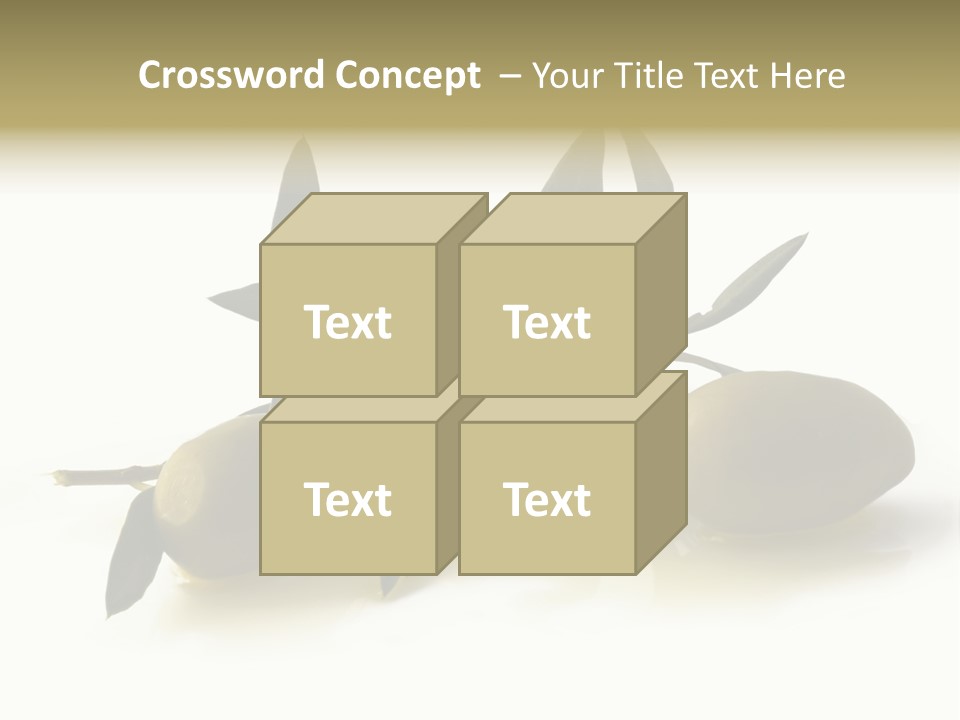 Antipasti - Olives PowerPoint Template