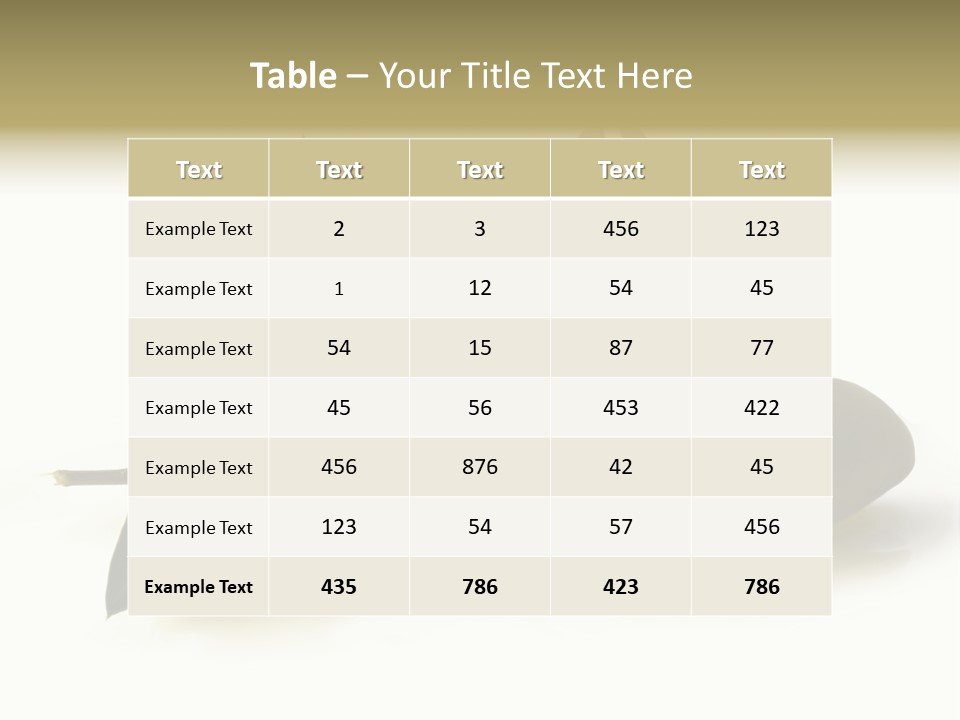 Antipasti - Olives PowerPoint Template