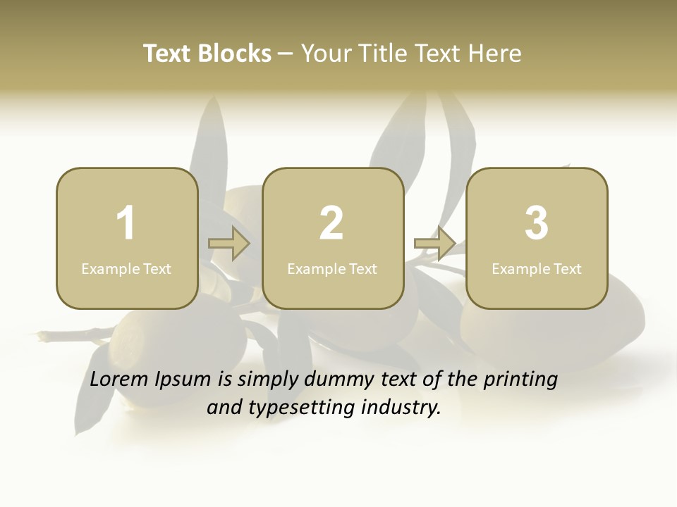 Antipasti - Olives PowerPoint Template