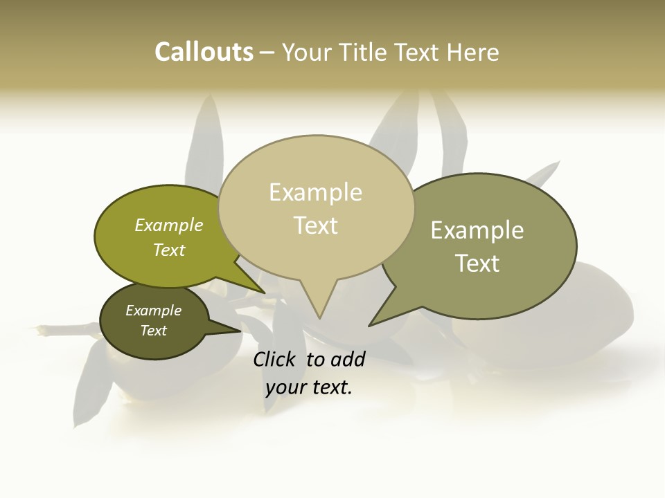 Antipasti - Olives PowerPoint Template