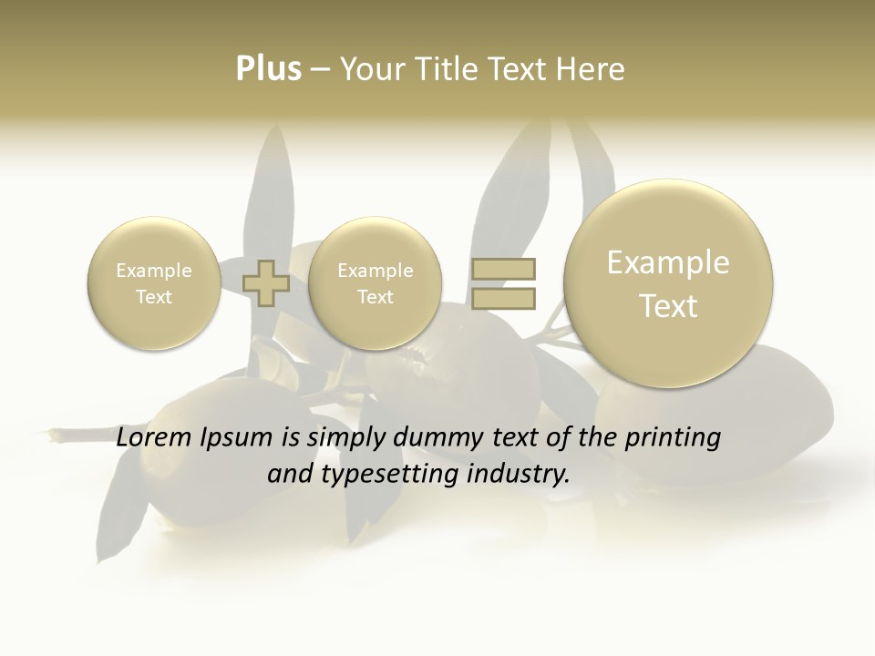 Antipasti - Olives PowerPoint Template