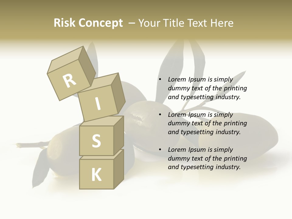 Antipasti - Olives PowerPoint Template