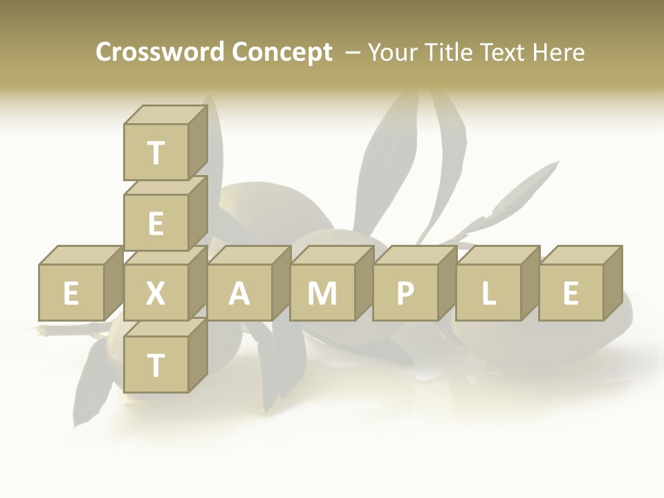 Antipasti - Olives PowerPoint Template