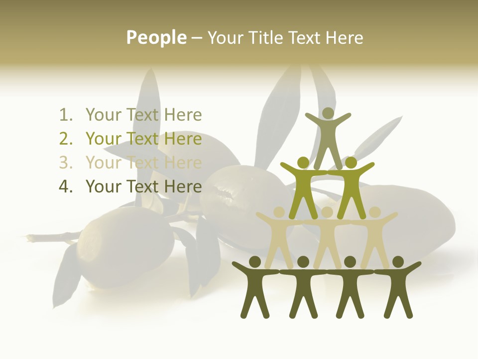 Antipasti - Olives PowerPoint Template