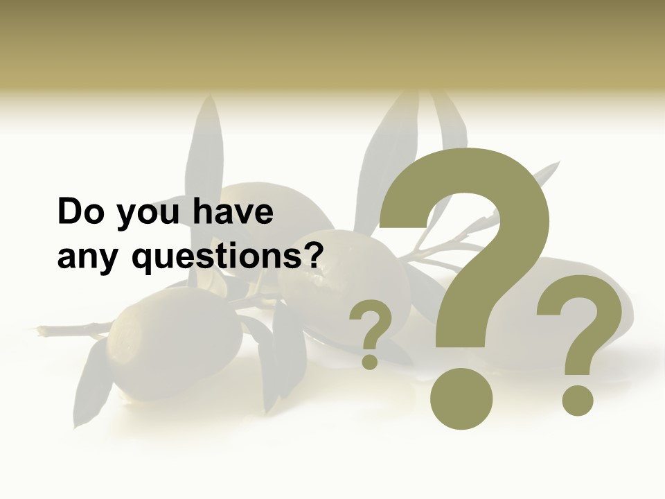 Antipasti - Olives PowerPoint Template