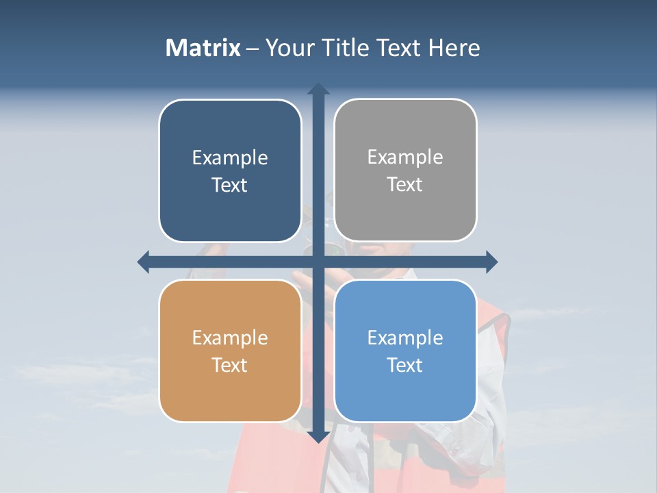 An Environmental Engineer, Wearing Protective Clothing, Placing A Soil Sample Into A Specimen Jar, Containing A Green Fluid With A Beautiful Blue Sky Behind Him. PowerPoint Template
