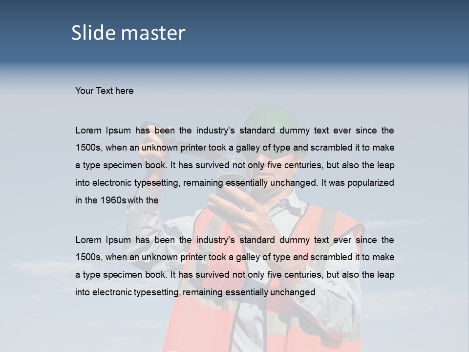 An Environmental Engineer, Wearing Protective Clothing, Placing A Soil Sample Into A Specimen Jar, Containing A Green Fluid With A Beautiful Blue Sky Behind Him. PowerPoint Template