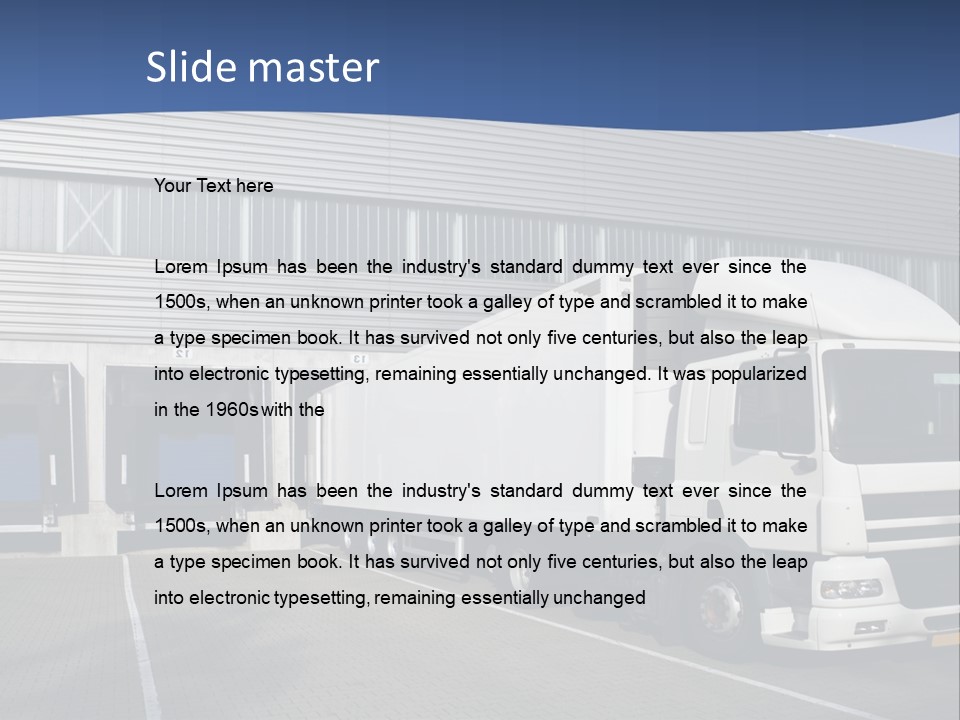 Loading Docks PowerPoint Template