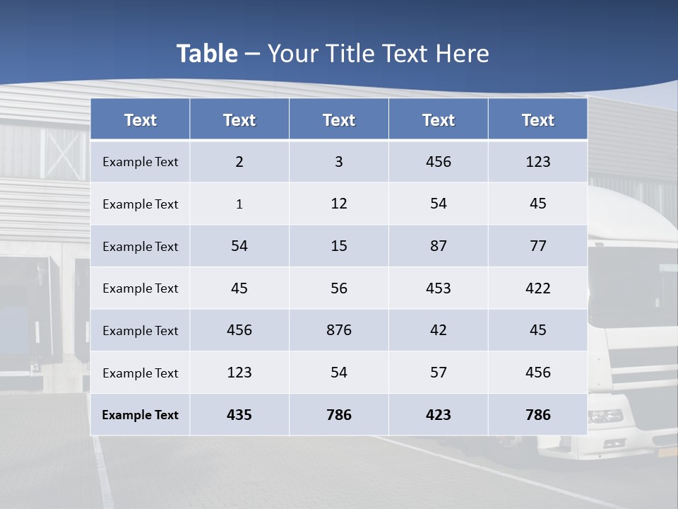 Loading Docks PowerPoint Template