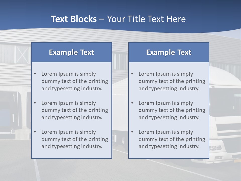 Loading Docks PowerPoint Template