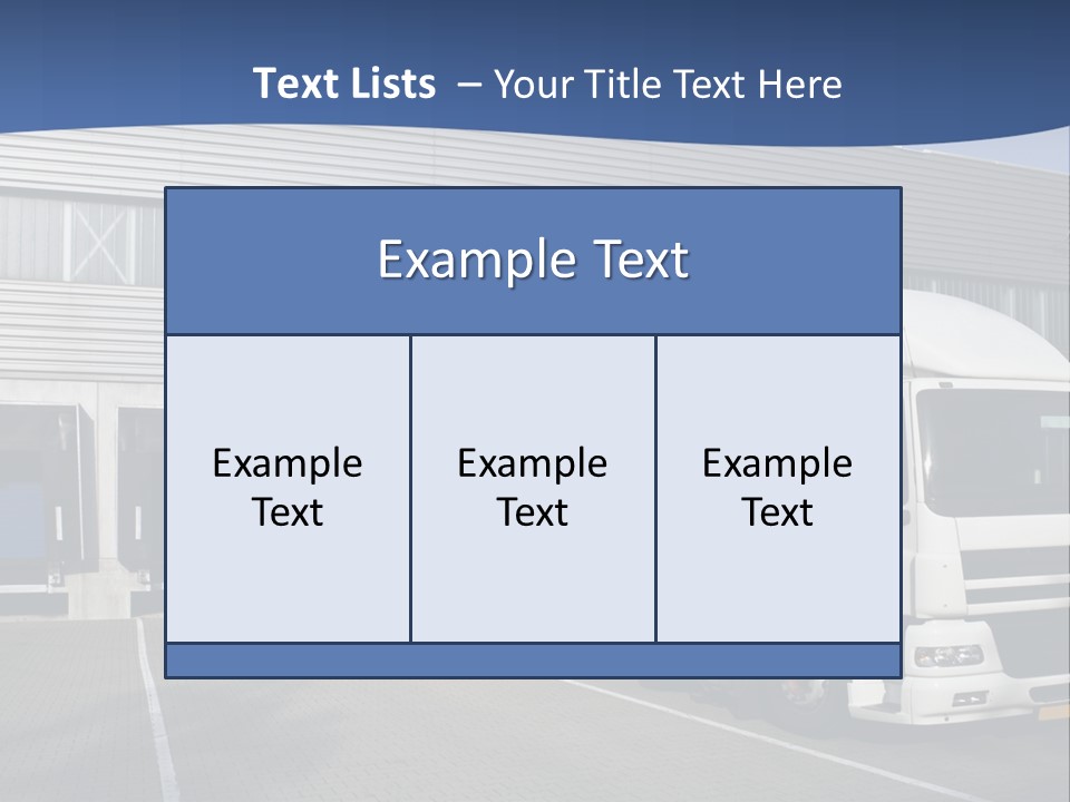 Loading Docks PowerPoint Template
