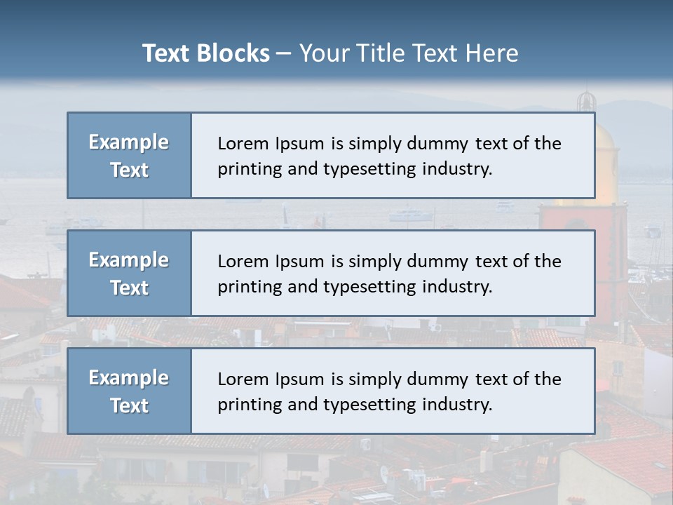 View At St.tropez And Anchored Ships At Sunset In French Riviera PowerPoint Template